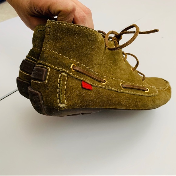 Marc Joseph Olive Green Moccasins - Picture 4 of 6